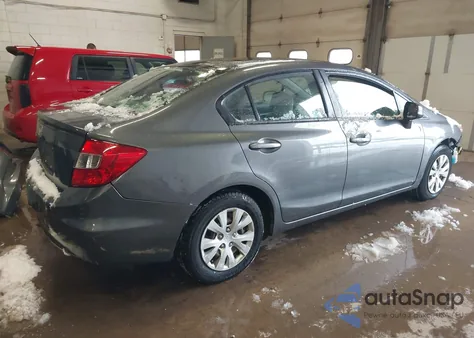 2012 Honda Civic Lx from USA, damaged, VIN 2HGFB2F51CH611658